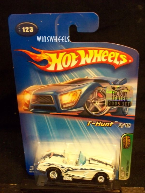 Hot Wheels 2005 123 1958 Corvette Fact Treasure Hunt