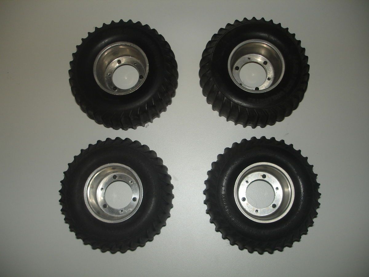 Tamiya Hilux or Blazing Blazer Aluminum Wheels and Tires
