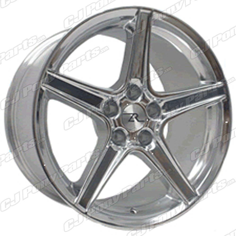 1994 2004 Mustang Saleen Style Chrome 18x9 Wheel Rim