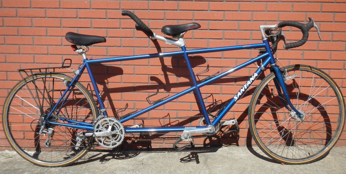 TANDEM SANTANA 700C WHEELS BLUE ARRIVA LG MADE IN USA GOOD CONDITION