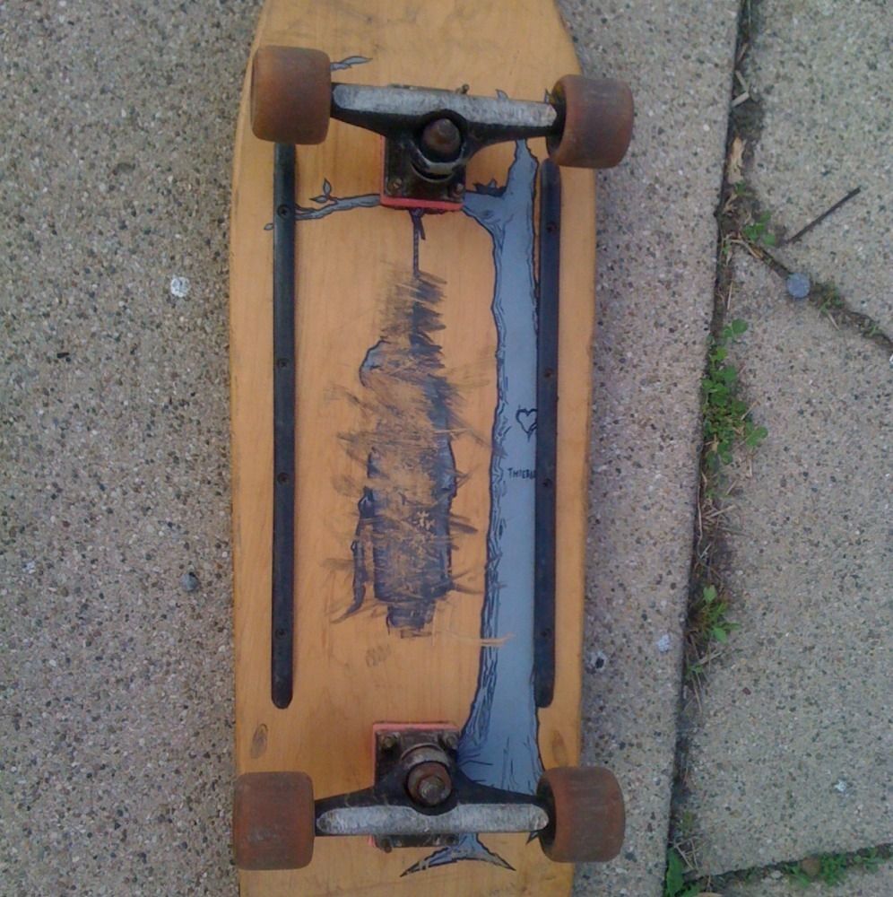 Skateboard?? Jim Thiebaud Indy Trucks OJ Vert Wheels 1991 Old School