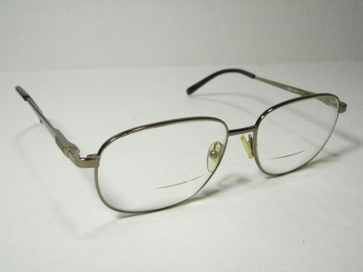 Thornton Banks TB 218 Mens Prescription Eyeglasses Metal Frames Used