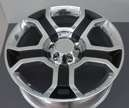 Ford Harley Davidson F150 22 Wheel 3750 Rim Polished w/ black pockets