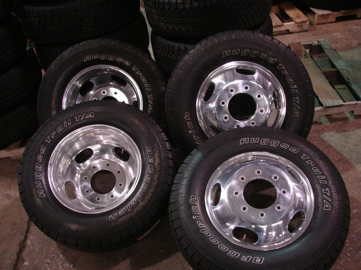 Set 17 Ford F 350 Factory Dually Wheels Rims BFG Tires on PopScreen