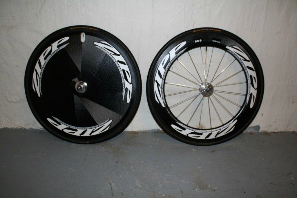 Zipp Firecrest 808 900 Disc Tubular Track Wheelset