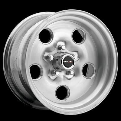 Center Line Wheels Competition Series Sportsman Silver Wheel 15 x7 5x4