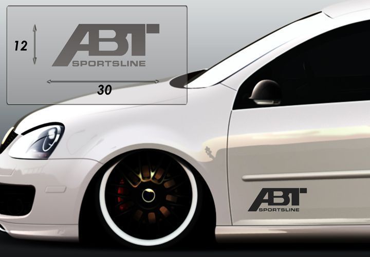ABT Logo Aufkleber Emblem Tuning Decal Sticker Auto Tattoo Accessoires